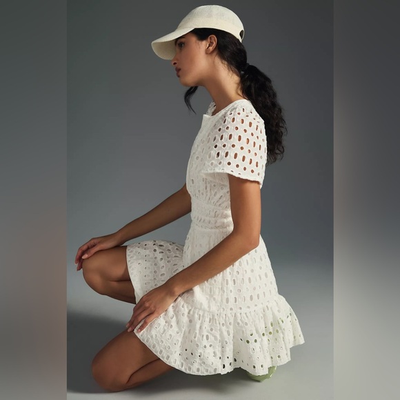 Anthropologie The Somerset Mini Dress: Eyelet Edition - Picture 3 of 9